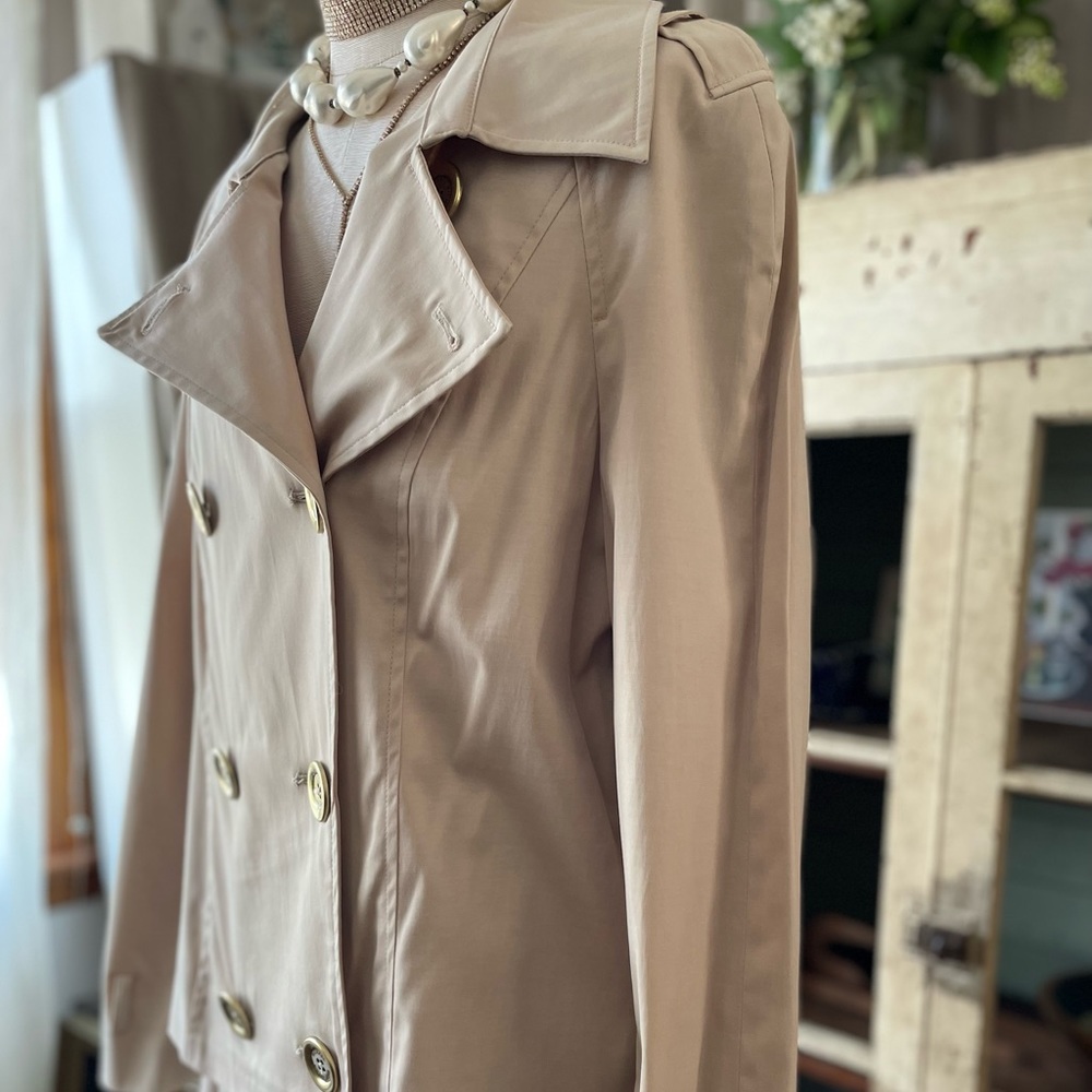 NWT Michael Kors trench coat sz 10 - Picture 7 of 11